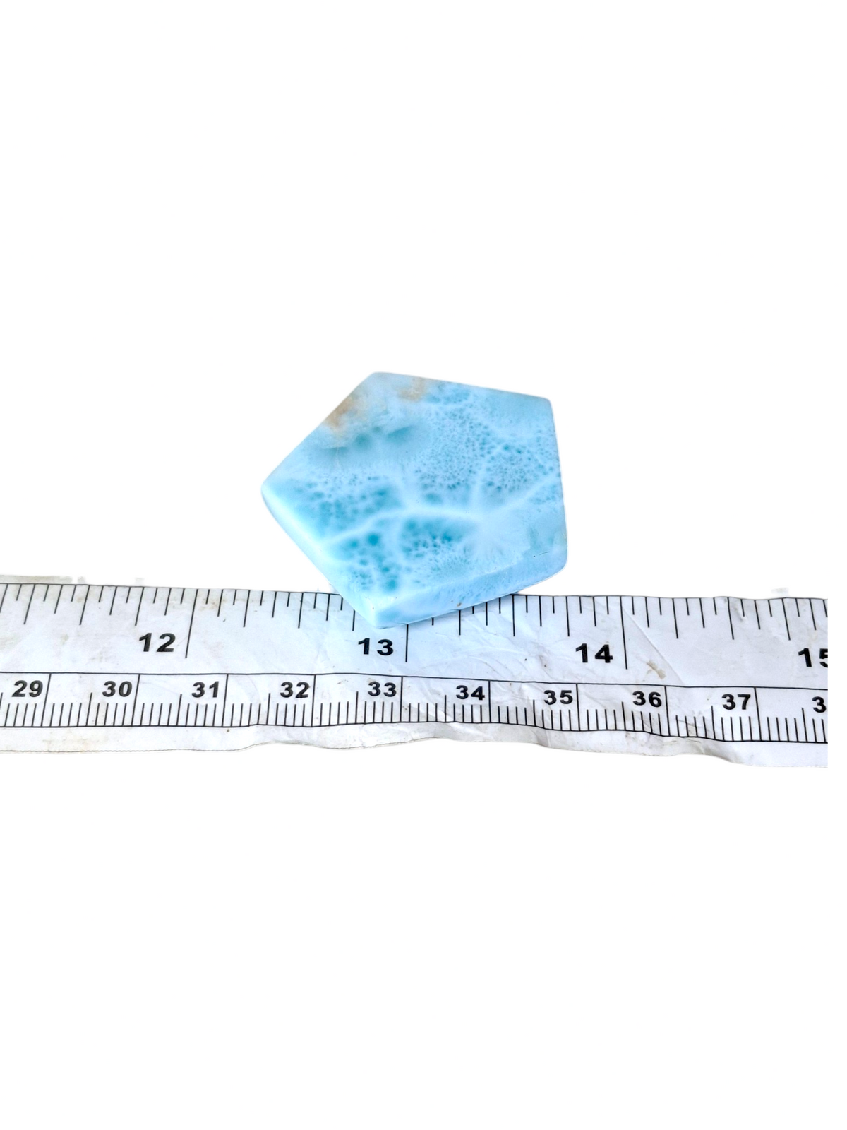74 CT Cabujón de Piedra Larimar Natural Dominicano Azul Cielo Bonito