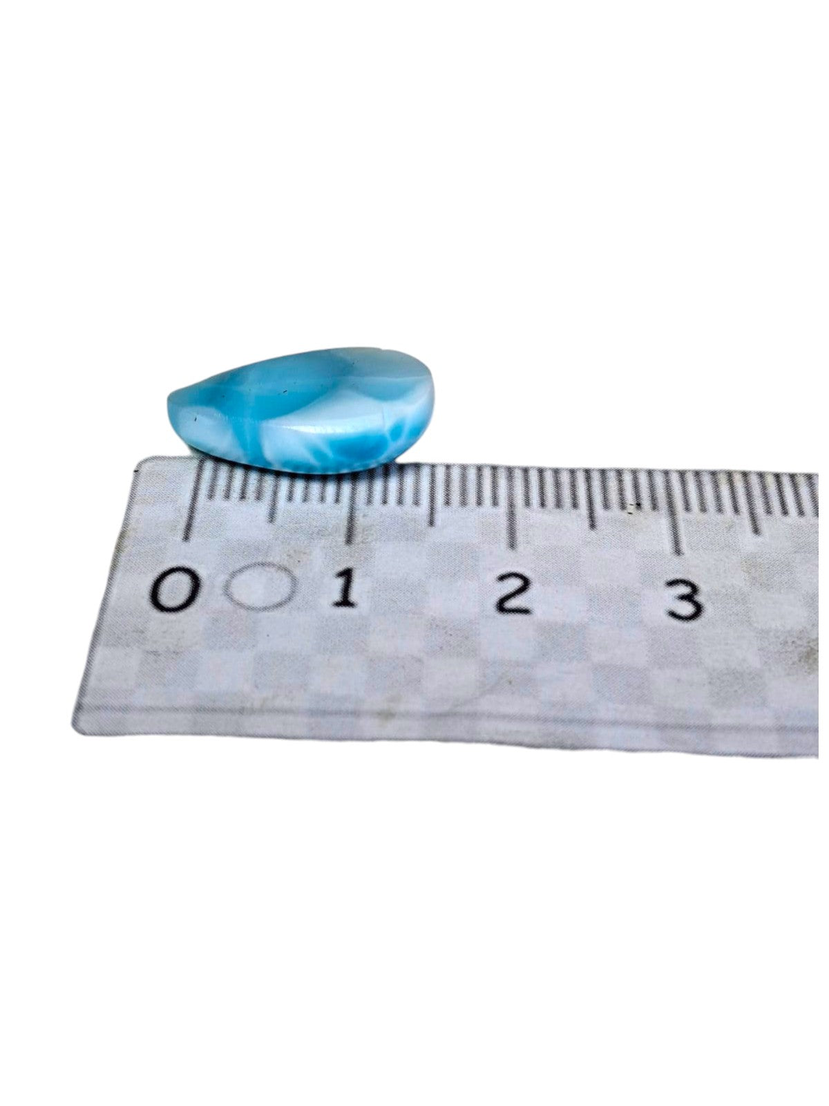 29 CT Larimar Cabochon Loose Blue Gemstone Natural Dominican making
