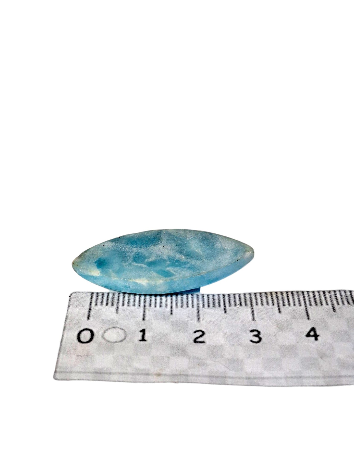 110 CT Natural Dominican Nice Blue Larimar Stone Cabochon