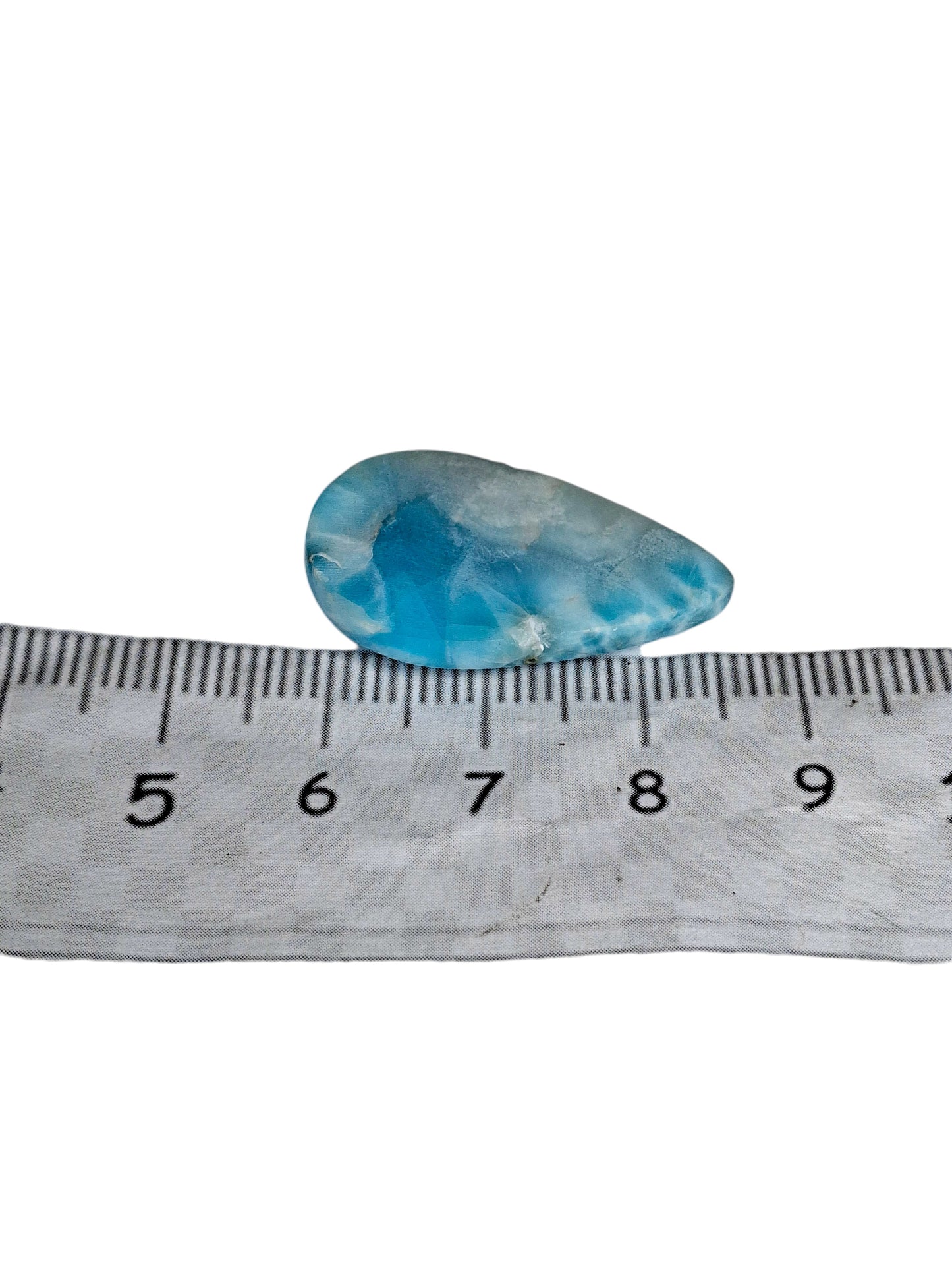 88 CT Natural Dominican Nice Blue Larimar Stone Cabochon