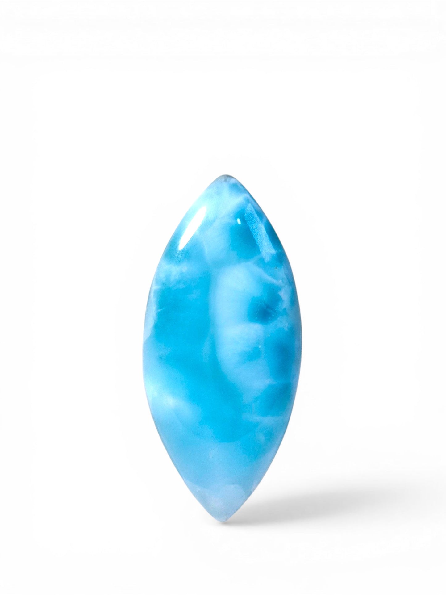 110 CT Natural Dominican Nice Blue Larimar Stone Cabochon
