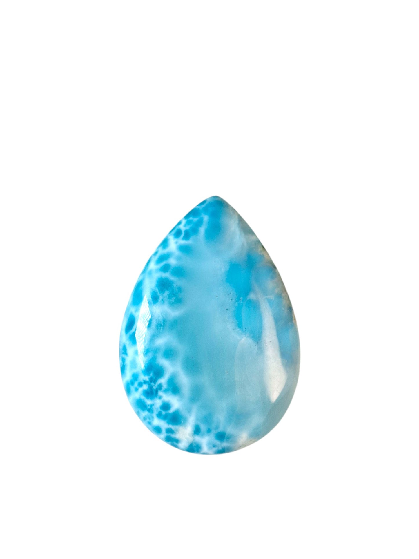 88 CT Natural Dominican Nice Blue Larimar Stone Cabochon