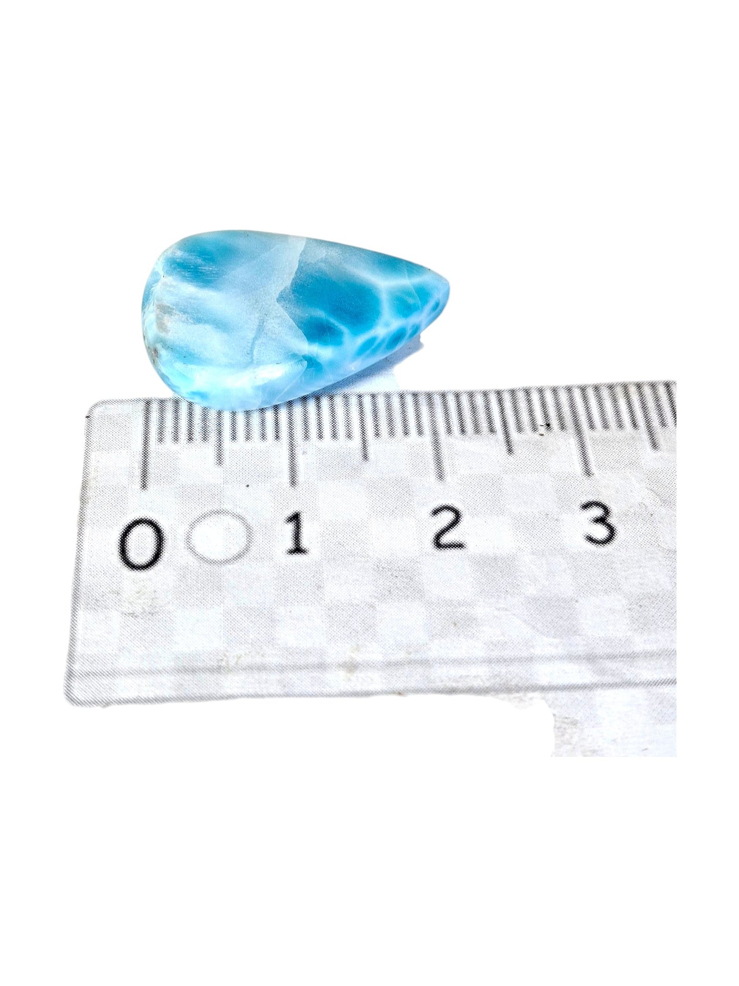 67 CT Natural Dominican Nice Deep Blue Larimar Stone Cabochon