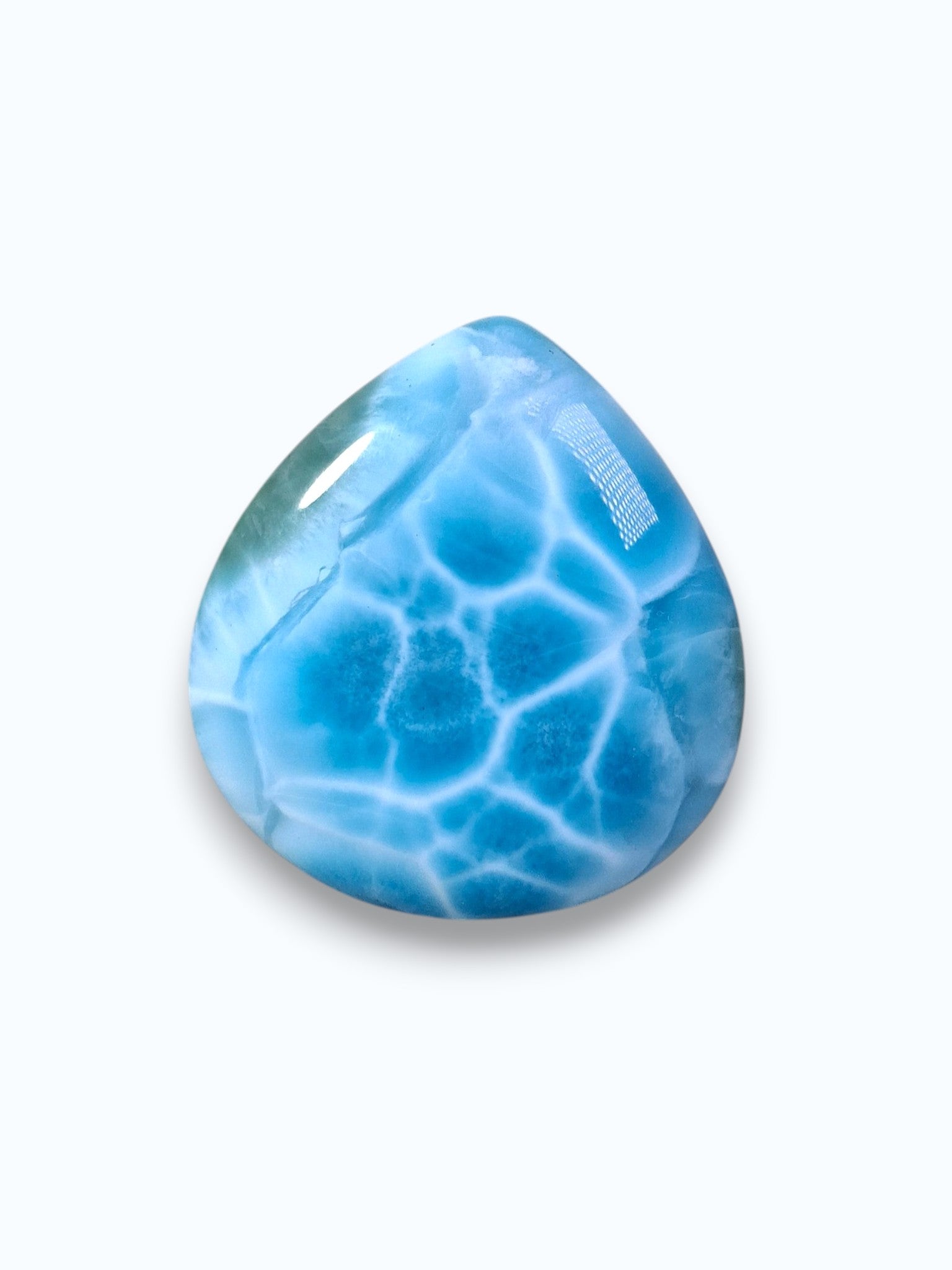 79 CT Natural Dominican Nice  Deep Blue Larimar Stone Cabochon