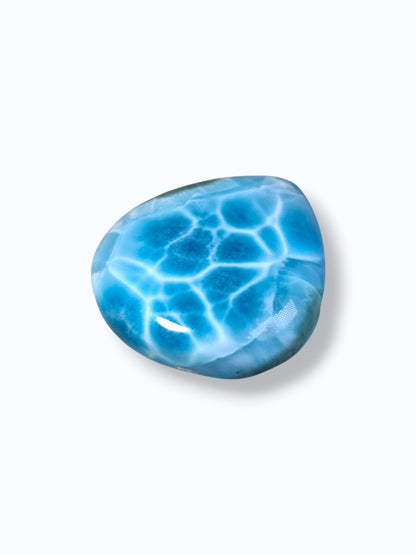 79 CT Natural Dominican Nice  Deep Blue Larimar Stone Cabochon