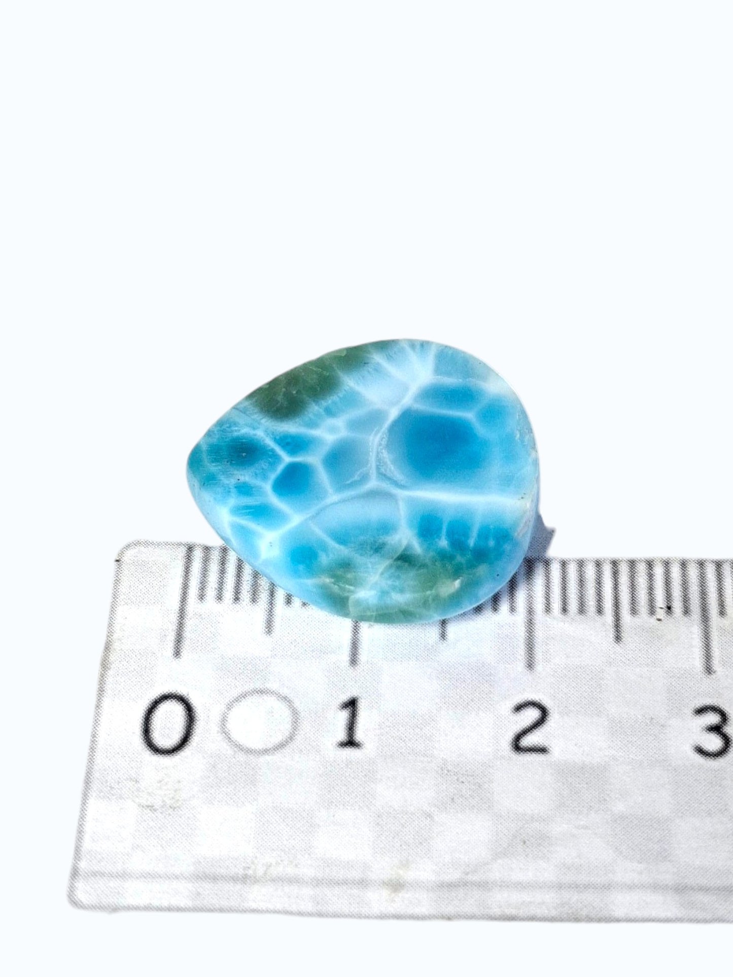 79 CT Natural Dominican Nice  Deep Blue Larimar Stone Cabochon