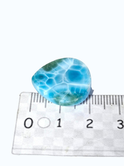 79 CT Natural Dominican Nice  Deep Blue Larimar Stone Cabochon