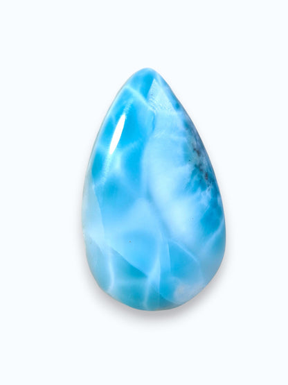 111 CT Natural Dominican Nice  Sky Blue Larimar Stone Cabochon