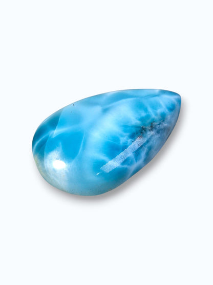 111 CT Natural Dominican Nice  Sky Blue Larimar Stone Cabochon