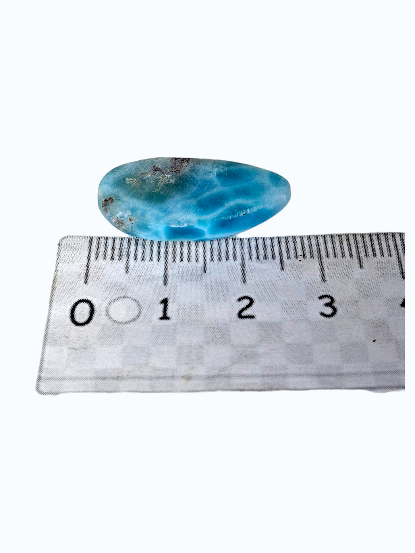 74 CT Natural Dominican Nice Sky Blue Larimar Stone Cabochon