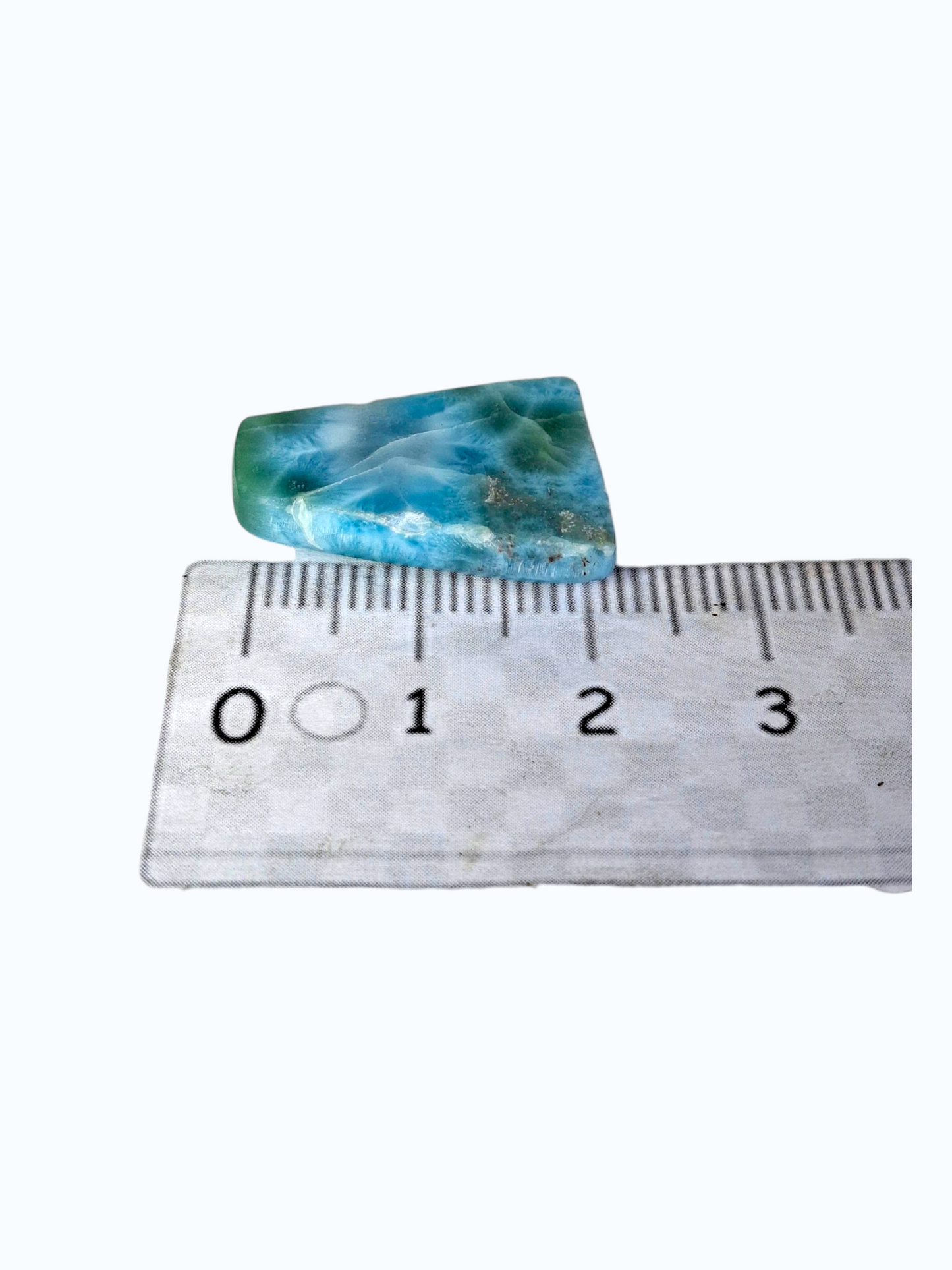 74 CT Natural Dominican Nice  Blue Larimar Stone Cabochon