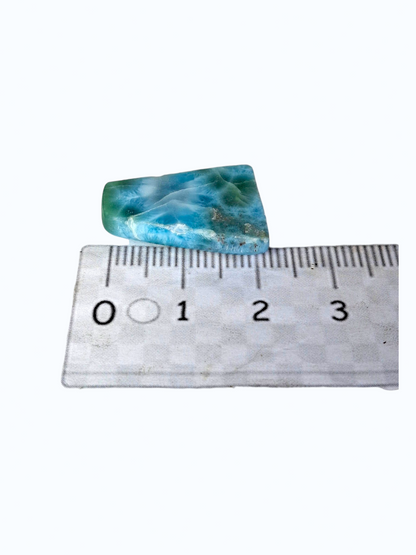 74 CT Natural Dominican Nice  Blue Larimar Stone Cabochon