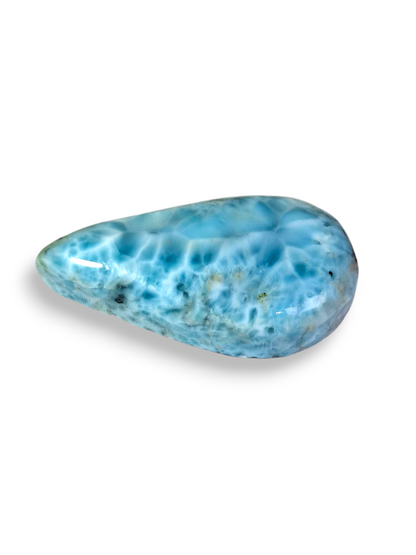 67 CT Natural Dominican Nice  Blue Larimar Stone Cabochon
