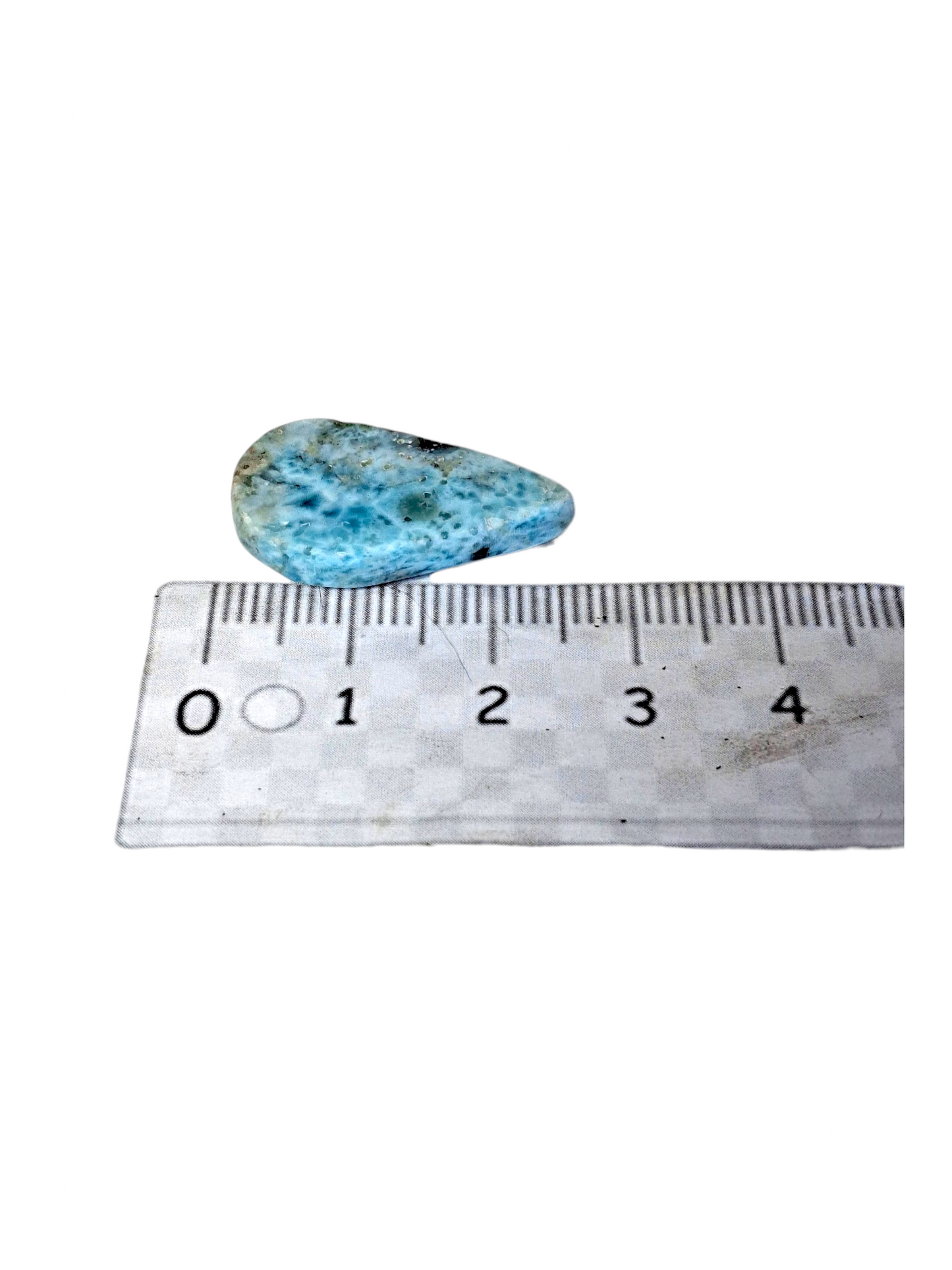 67 CT Natural Dominican Nice  Blue Larimar Stone Cabochon