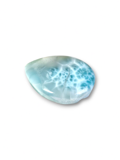 104 CT Natural Dominican Nice  Blue Larimar Stone Cabochon