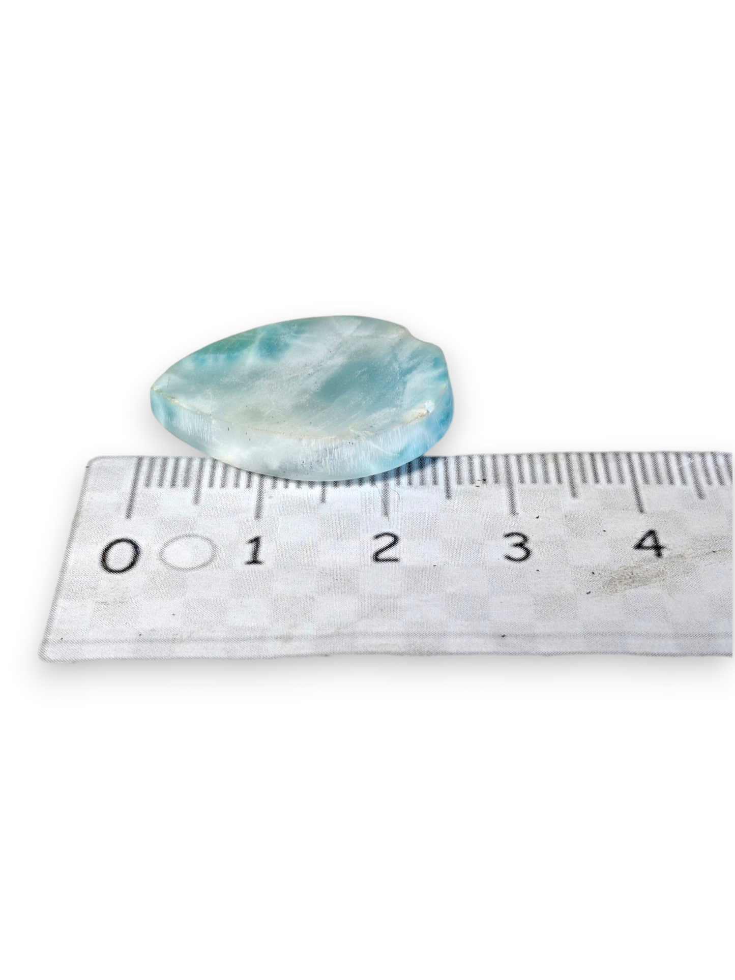 104 CT Natural Dominican Nice  Blue Larimar Stone Cabochon