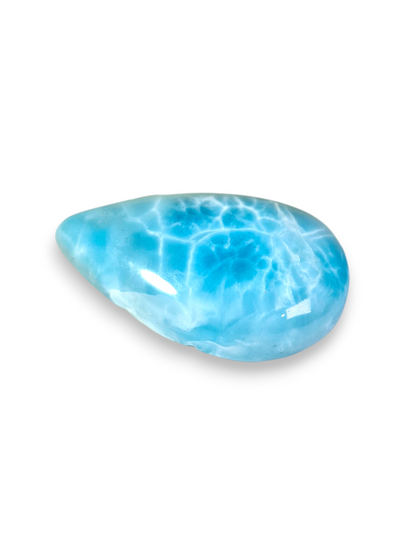 98 CT Natural Dominican Nice Sky Blue Larimar Stone Cabochon