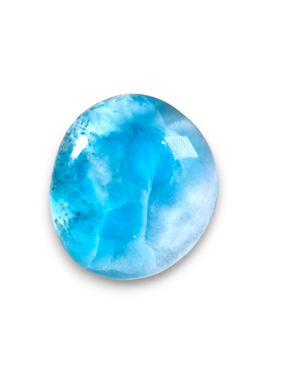 133 CT Natural Dominican Nice Sky Blue Larimar Stone Cabochon