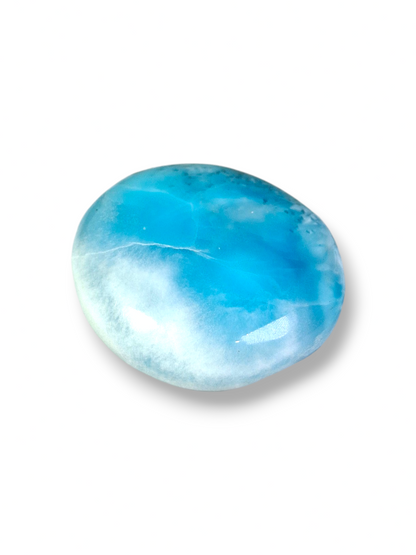 133 CT Natural Dominican Nice Sky Blue Larimar Stone Cabochon