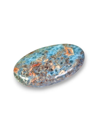 77 CT Natural Dominican Nice Sky Blue Larimar Stone Cabochon