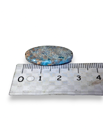 77 CT Natural Dominican Nice Sky Blue Larimar Stone Cabochon