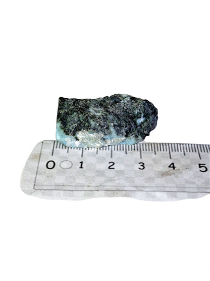 60 g  Larimar  Polished Window Specimen Natural Dominican Blue Stone Display Mineral