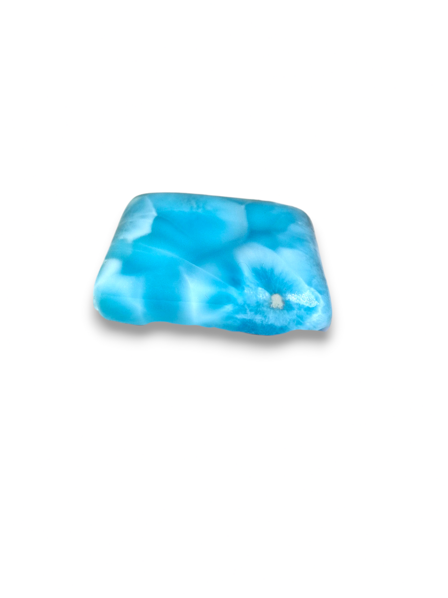 96CT Larimar Cabochon  Loose Blue Gemstone Natural Dominican  making