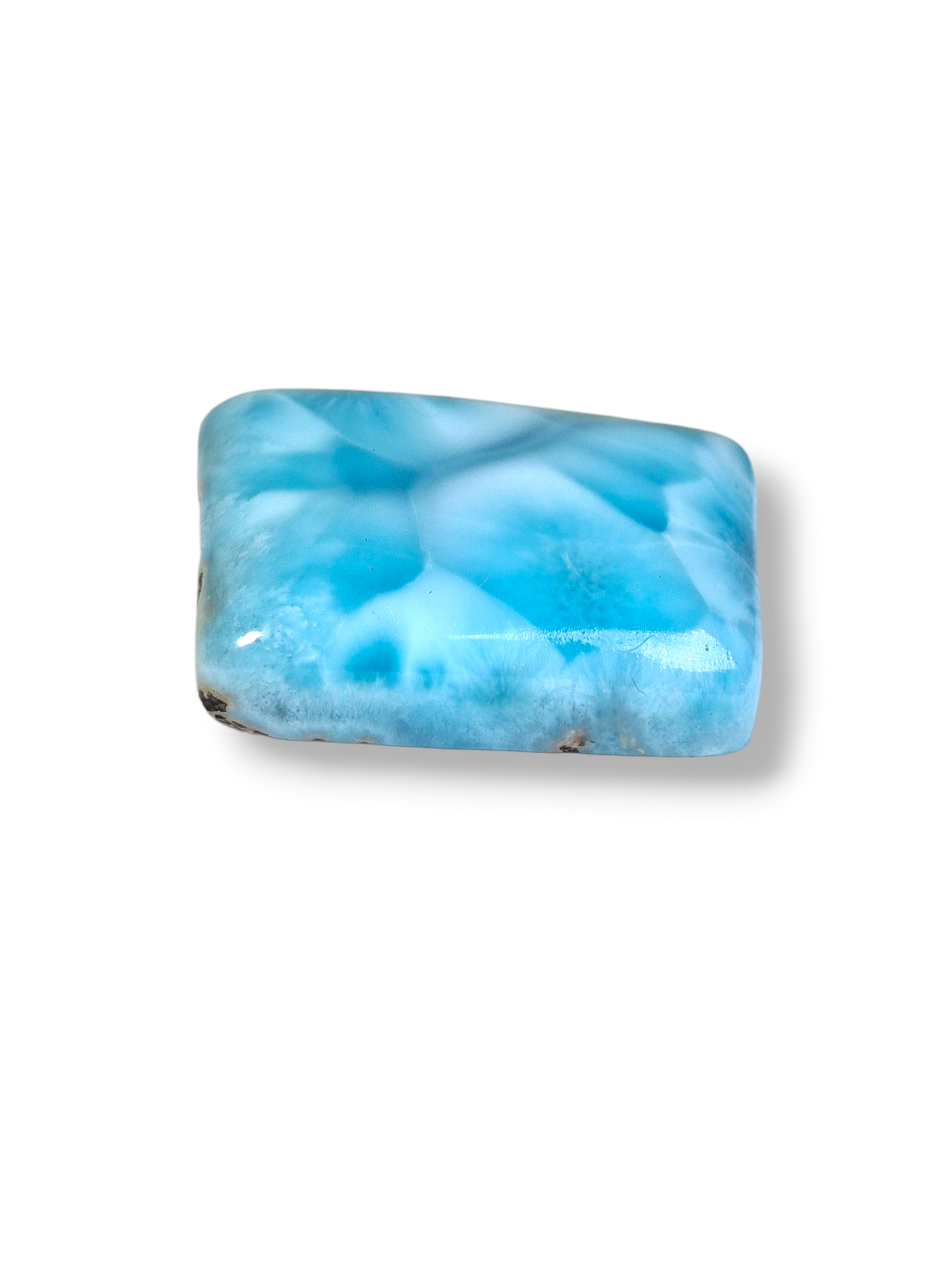 96CT Larimar Cabochon  Loose Blue Gemstone Natural Dominican  making