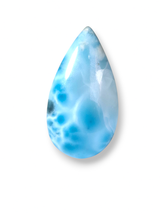 62 CT Cabochon en pierre de Larimar bleu naturel dominicain