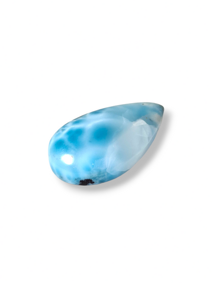 62 CT Natural Dominican Nice  Blue Larimar Stone Cabochon