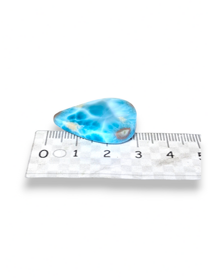 74 CT Cabujón de Piedra Larimar Natural Dominicano Azul Cielo Bonito