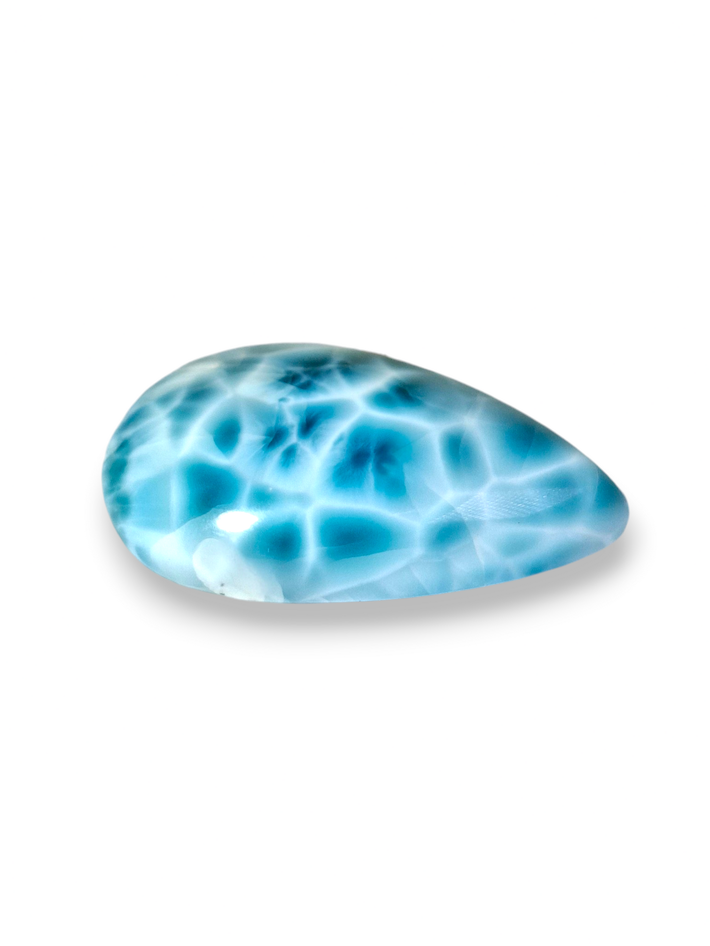 145 CT Larimar Cabochon  Loose Blue Gemstone Natural Dominican  making