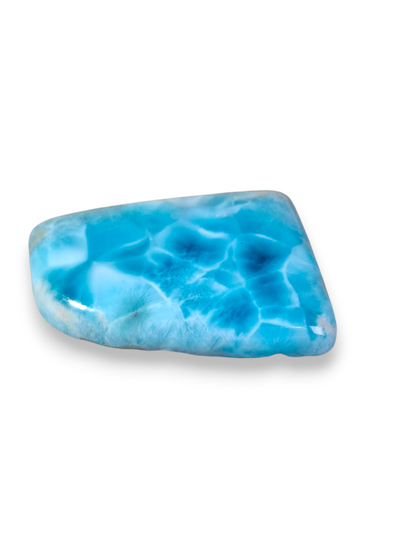 109 CT Larimar Cabochon  Loose Blue Gemstone Natural Dominican  making
