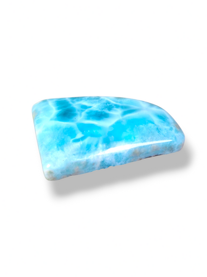 109 CT Larimar Cabochon  Loose Blue Gemstone Natural Dominican  making
