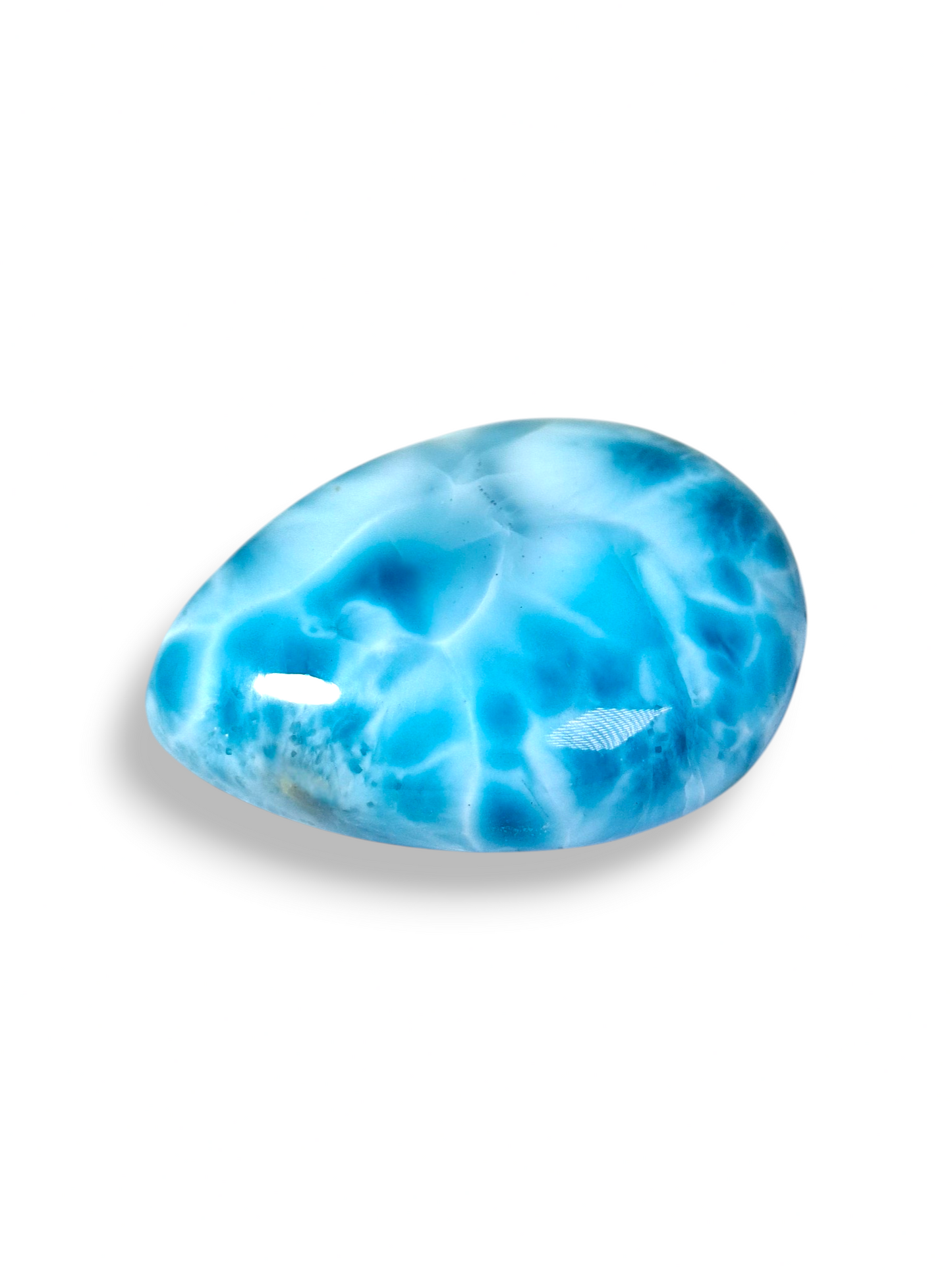 100 CT Larimar Cabochon  Loose Blue Gemstone Natural Dominican  making