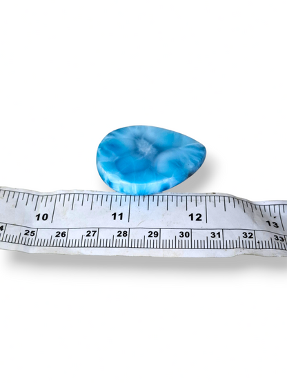 100 CT Larimar Cabochon  Loose Blue Gemstone Natural Dominican  making