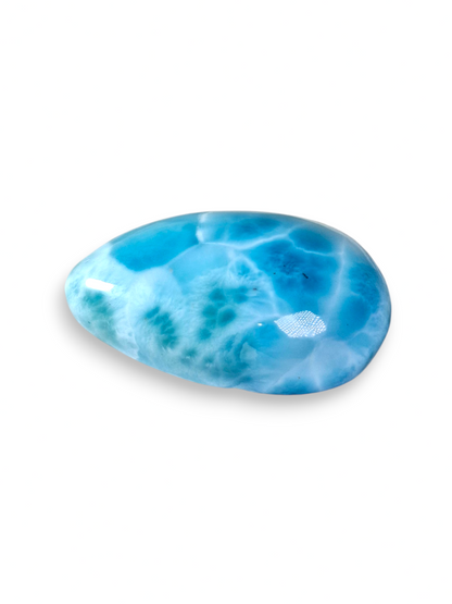 74 CT Cabujón de Piedra Larimar Natural Dominicano Azul Cielo Bonito
