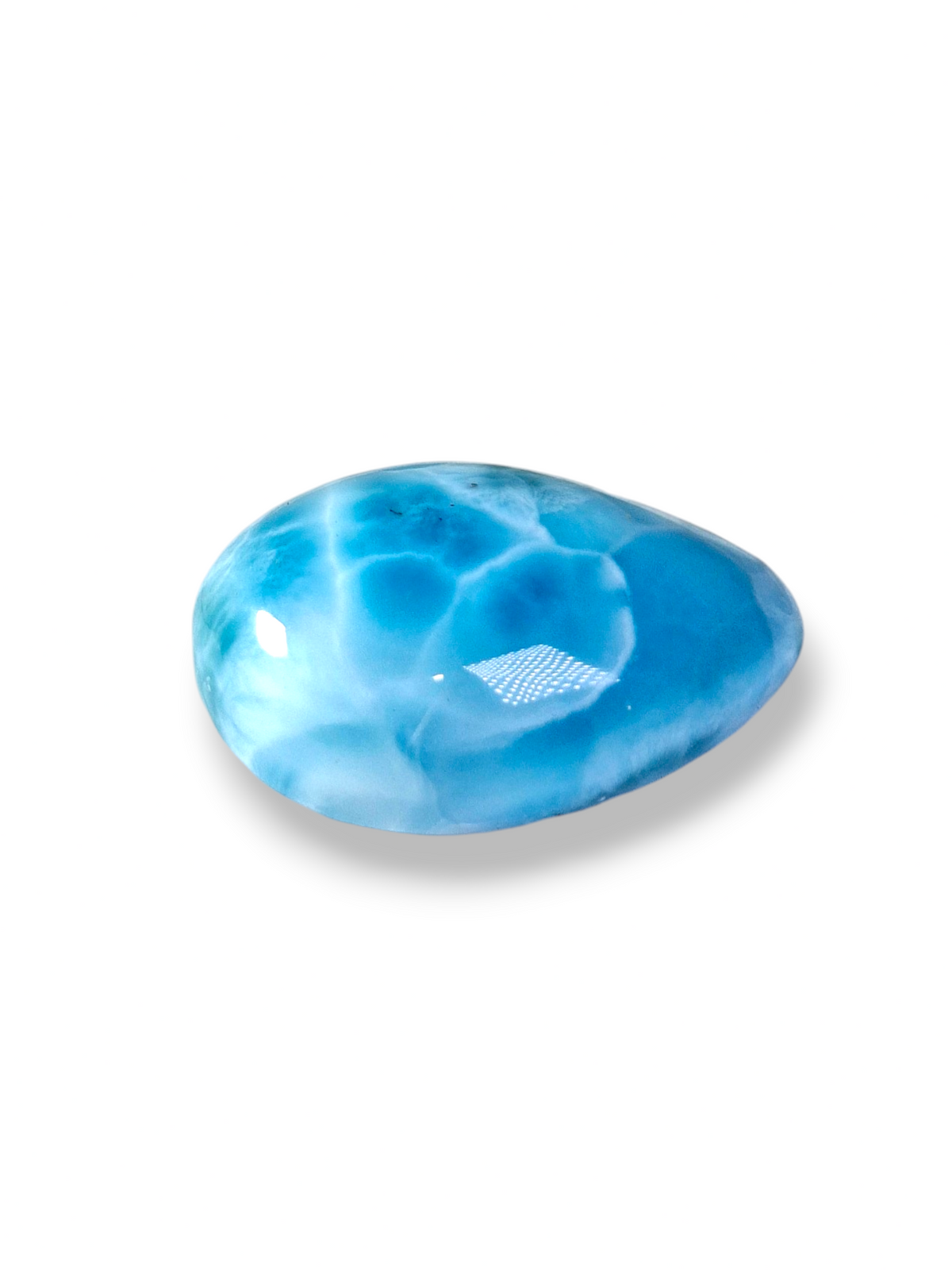 74 CT Cabujón de Piedra Larimar Natural Dominicano Azul Cielo Bonito