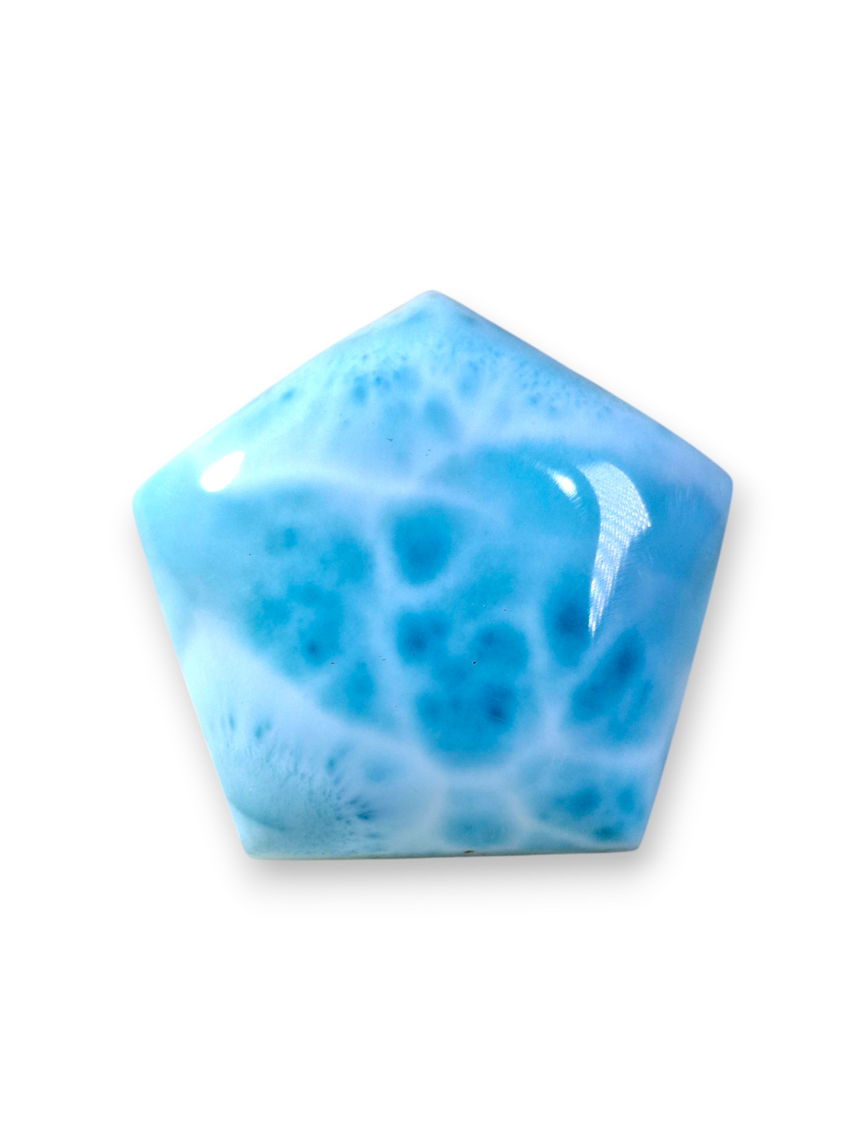 122 CT Larimar Cabochon  Loose Blue Gemstone Natural Dominican  making