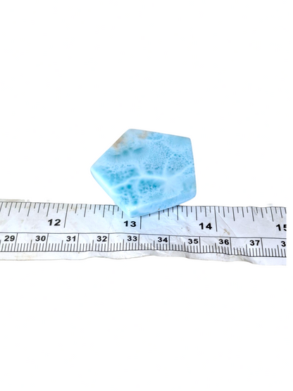 74 CT Cabujón de Piedra Larimar Natural Dominicano Azul Cielo Bonito