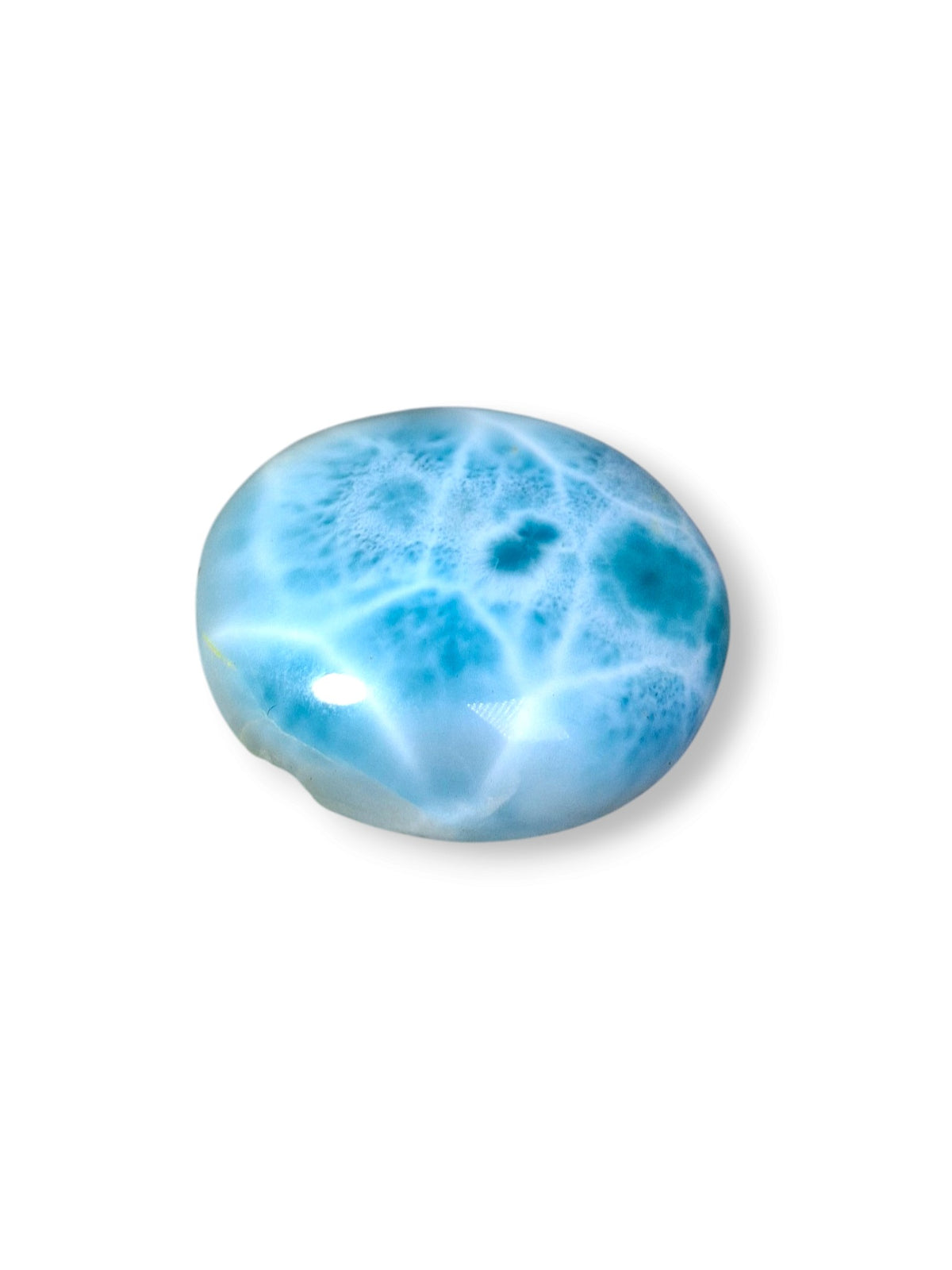 59 CT Larimar Cabochon  Loose Blue Gemstone Natural Dominican  making