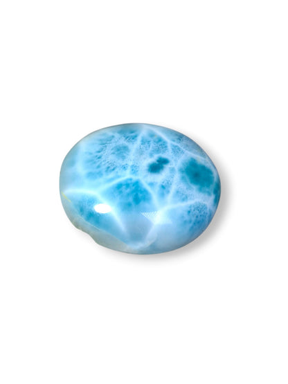 59 CT Larimar Cabochon  Loose Blue Gemstone Natural Dominican  making