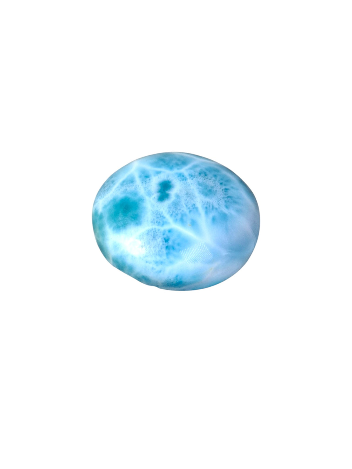 59 CT Larimar Cabochon  Loose Blue Gemstone Natural Dominican  making