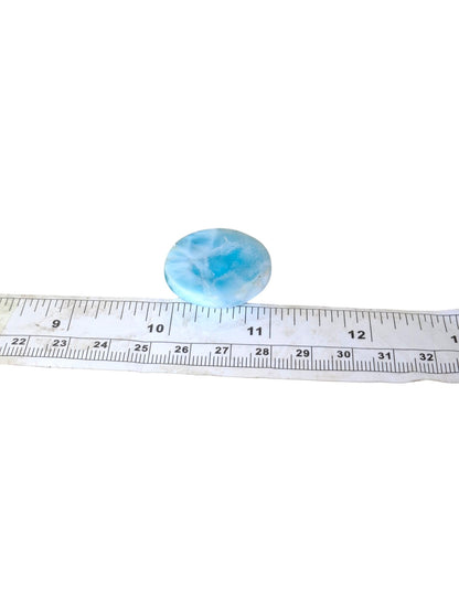59 CT Larimar Cabochon  Loose Blue Gemstone Natural Dominican  making