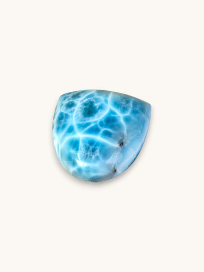 140 CT Natural Dominican Nice Blue Larimar Stone Cabochon