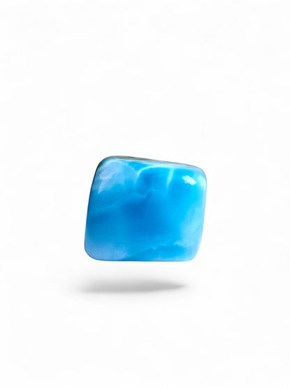 50 g Full Polished Natural Dominican Blue Larimar Stone Specimen Healing