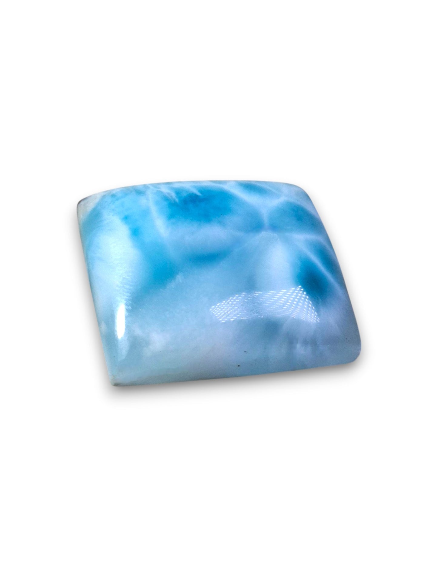 71 CT Natural Dominican Nice Blue Larimar Stone Cabochon