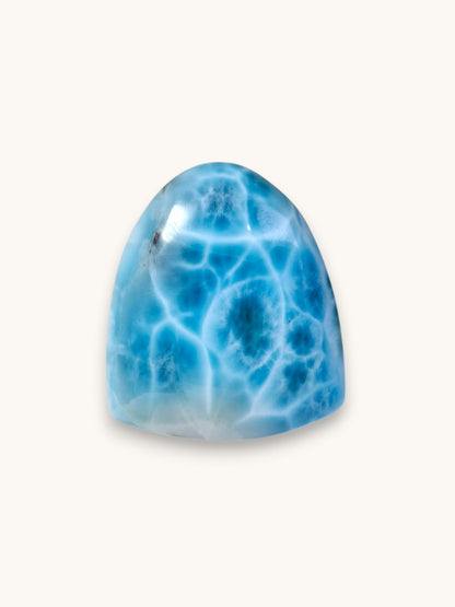 140 CT Natural Dominican Nice Blue Larimar Stone Cabochon