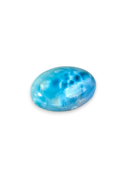 92 CT Natural Dominican Nice Blue Larimar Stone Cabochon