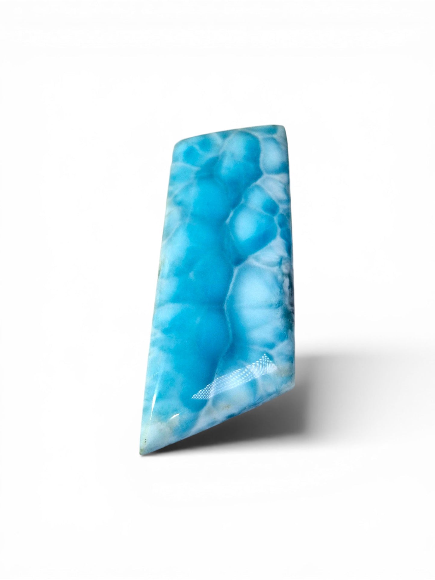 116 CT Natural Dominican Nice Blue Larimar Stone Cabochon